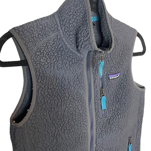 Patagonia Women’s Sz XS Retro Pile Vest / Style 22825 - Picture 2 of 7